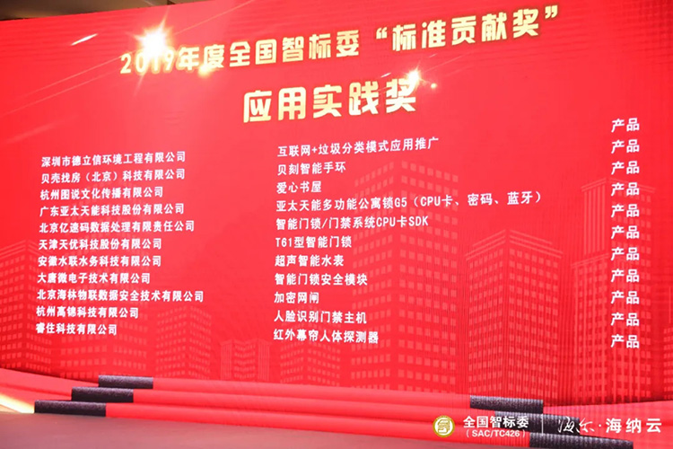 2019標(biāo)準(zhǔn)貢獻(xiàn)獎(jiǎng)-應(yīng)用實(shí)踐獎(jiǎng) 2019標(biāo)準(zhǔn)貢獻(xiàn)獎(jiǎng)-應(yīng)用實(shí)踐獎(jiǎng)
